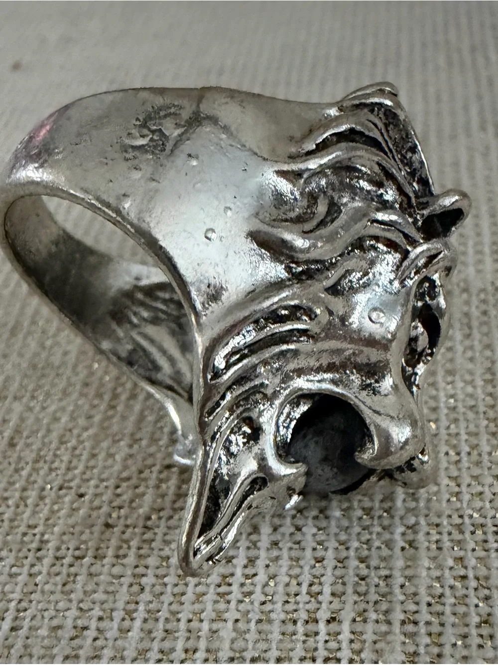 Vintage style Lion Head Ring - Men Accessories - Picture 5 of 6